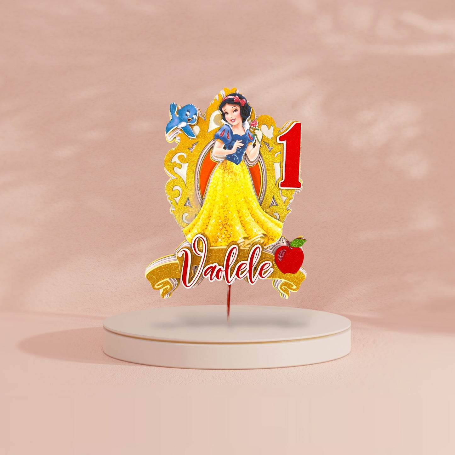 3D Snow White Caketopper